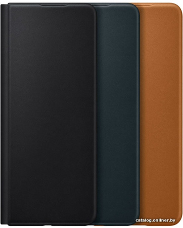 Чехол Samsung Leather Flip Cover для FOLD3, Green