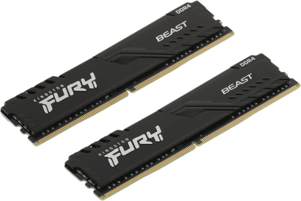 Оперативная память Kingston 2x16GB FURY Beast DDR4 KF432C16BBK2/32 (3200МГц, XMP)