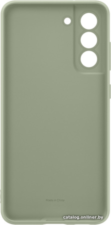 Чехол Samsung Silicone Cover для S21 FE, Olive