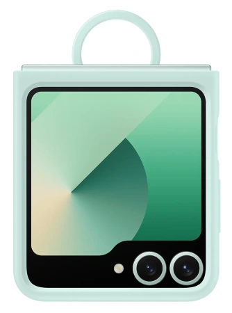 Чехол Samsung Silicone Case Flip 6 (мятный)