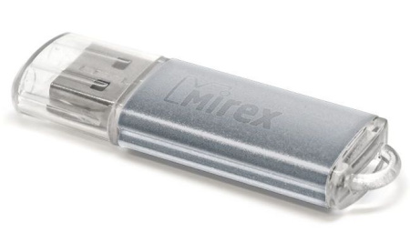 64GB USB 2.0 FlashDrive Mirex UNIT SILVER, металл