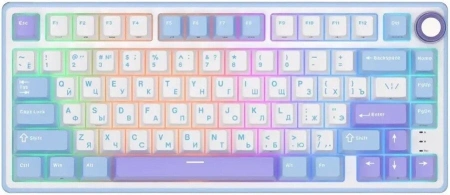  Клавиатура Royal Kludge R75 RGB Taro Milk (RK Silver)