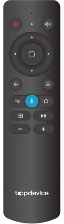 Телевизор Topdevice SMART TV YаOS TDTV43CS07U_BK (43", 3840x2160, 60 Гц, Smart TV, Wi-Fi, смарт пульт, черный)