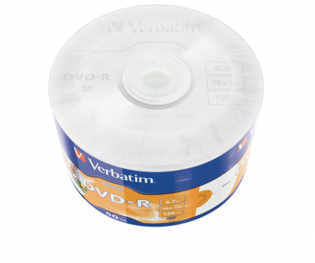 DVD-R диск Verbatim 4.7Gb 16x 43793 (50 шт.)