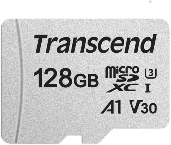 Карта памяти Transcend microSDXC 300S 128GB TS128GUSD300S-A + адаптер