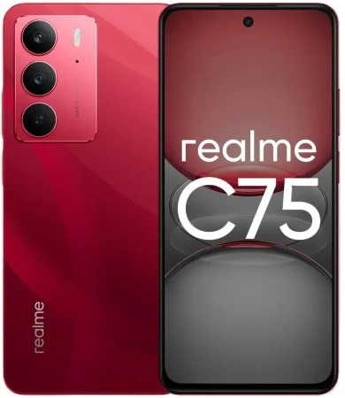 Смартфон Realme C75 8GB/256GB RMX3941 (красный)