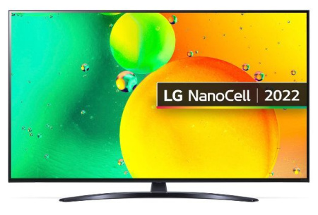 Телевизор LG 65NANO766QA, 65", черный, СТБ