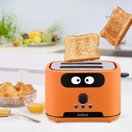 Тостер Kitfort KT-4093-2 (оранжевый)