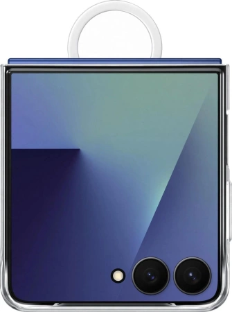 Чехол Samsung Ring Case Z Flip7 EF-QF766CTEGRU (прозрачный)