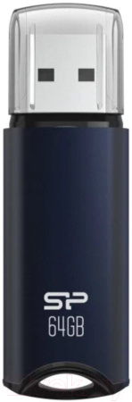 Флеш накопитель 64GB Silicon Power Marvel - M02 Blue