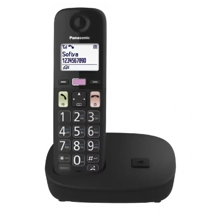 Радиотелефон Panasonic KX-TGU110RUB (черный)