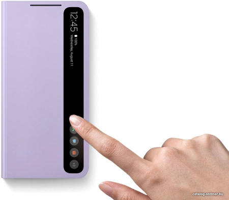 Чехол Samsung Smart Clear View Cover для S21 FE, Violet