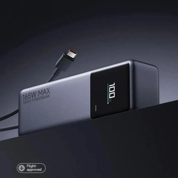 Внешний аккумулятор Xiaomi Power Bank 165W PB1165MI 10000mAh (серебристый)
