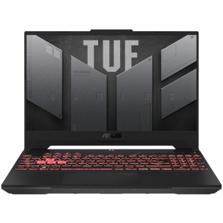 Ноутбук ASUS TUF Gaming A15/ FA507NUR-LP044/ R7-7435HS/ 15.6 FHD AG Value IPS-level 16:9 144Hz/ RTX 4050 6GB/ 16GB/ 512GB/ DOS/ noODD/ Mecha Gray