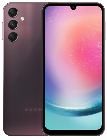 Смартфон Samsung Galaxy A24 6/128Gb Dark Red