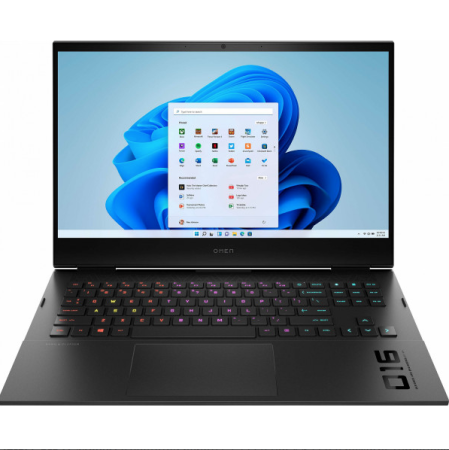 Ноутбук HP Omen 16/i7-11800H/16.1 FHD IPS AG 144 Hz/GF RTX 3060 6GB/16GB/512GB/Win11/noODD/kbd_ENG/Black