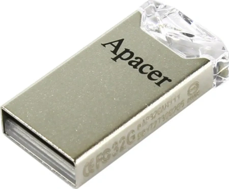 Флешка 32GB Apacer AH111 USB 2.0 AP32GAH111CR-1 (белый/серебристый)