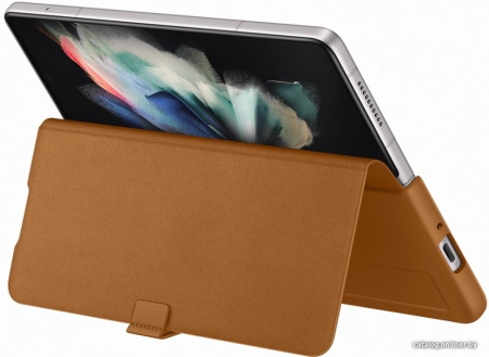Чехол Samsung Leather Flip Cover для FOLD3, Camel