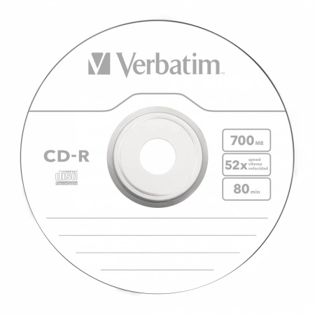 Набор дисков CD-R Verbatim 700Mb 52x 43725 (10 шт.)