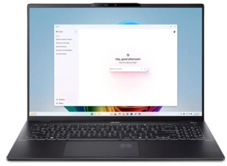 Ноутбук Acer Swift 16 AI OLED/ SF16-51-7006/ i7-256V/ 16 2.8K WQXGA+OLED CineCrystal 120Hz/ Arc 140V/ 16GB/ 1TB/ W11H/ ENG/ Ice Black