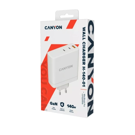Сетевое зарядное Canyon H-140-01