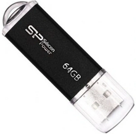 Флешка Silicon-Power Ultima II I-Series USB 2.0 64 Гб SP064GBUF2M01V1K (черный)