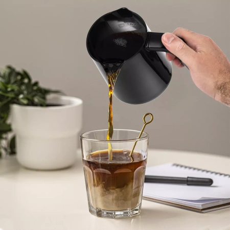 Электрическая турка Kitfort KT-761-1 (черная)