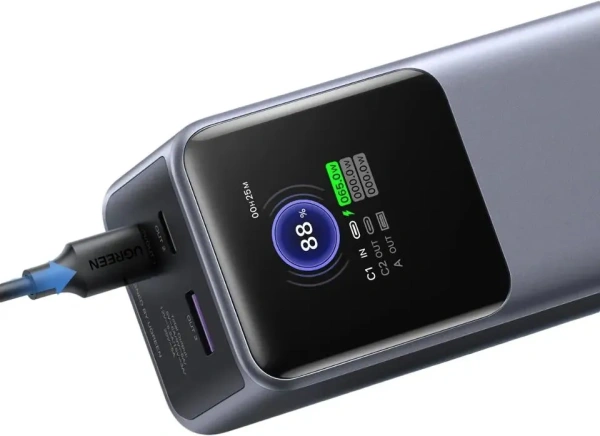 Портативное зарядное устройство Ugreen PB722 25000mAh (серый)