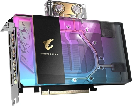 Видеокарта Gigabyte Aorus GeForce RTX 5080 Xtreme Waterforce WB 16G GV-N5080AORUSX WB-16GD