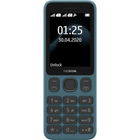 Кнопочный телефон Nokia 125 Dual SIM TA-1253 (синий)