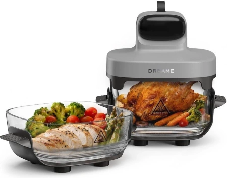 Аэрогриль (аэрофритюрница) Dreame Air Fryer PT60 (серый)