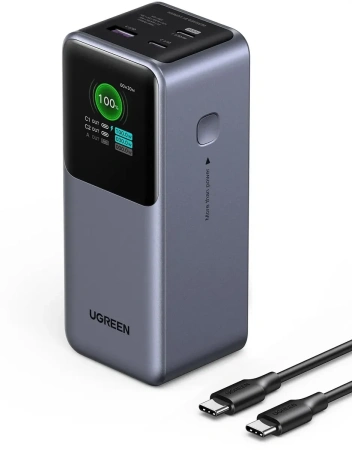 Портативное зарядное устройство Ugreen PB721 20000mAh (серый)