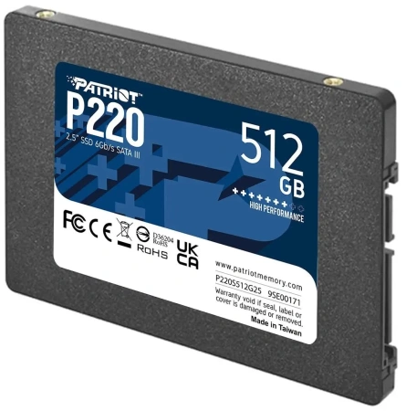 Внутренний SSD-диск Patriot P220 512GB P220S512G25