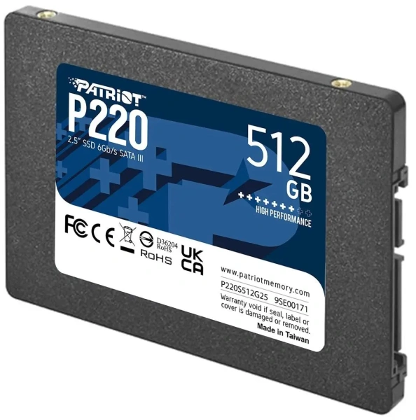 Внутренний SSD-диск Patriot P220 512GB P220S512G25