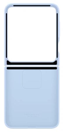 Чехол Samsung Silicone Case Flip 6 (Голубой)
