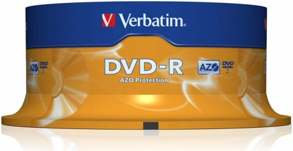 Набор дисков DVD-R Verbatim 4.7Gb 16x 43522 (25 шт.)