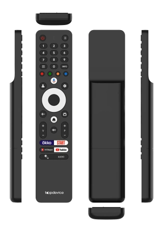 Телевизор Topdevice QLED DQ08 TDTV55DQ08U_BK (55", 3840x2160, 60 Гц, Smart TV, Wi-Fi, смарт пульт, саундбар)