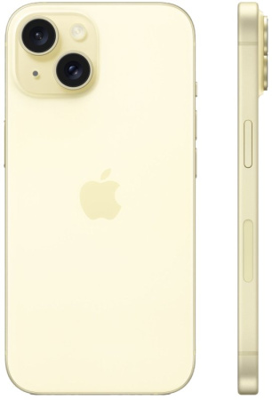 Смартфон Apple iPhone 15 128GB A3092 (желтый)