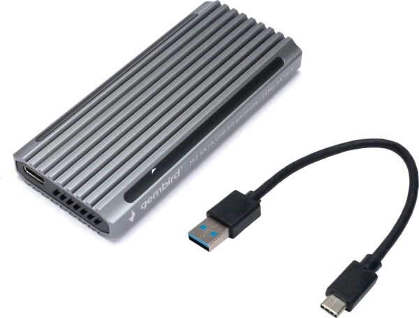 Бокс для накопителей M.2 Gembird EEM2-SATA-3
