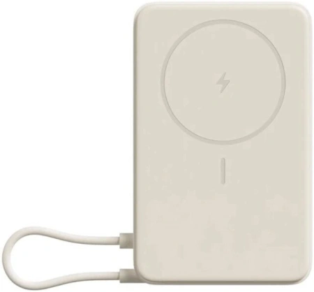 Внешний аккумулятор Xiaomi Magnetic Power Bank with Built-in Stand WPB1007Z 10000mAh (бежевый, международная версия)
