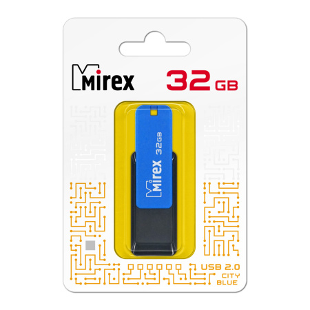Флешка 32GB USB Flash Mirex Color Blade City (Синий) 13600-FMUCIB32