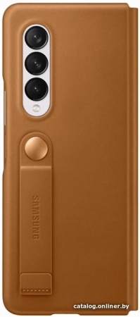 Чехол Samsung Leather Flip Cover для FOLD3, Camel