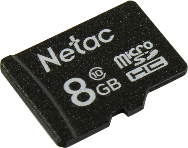 Карта памяти Netac 8GB P500 Standard MicroSDHC NT02P500STN-008G-S