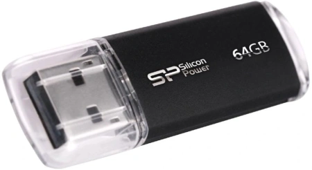 Флешка Silicon-Power Ultima II I-Series USB 2.0 64 Гб SP064GBUF2M01V1K (черный)