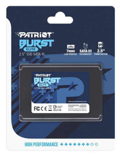 Внутренний SSD-накопитель Patriot Burst Elite 240GB PBE240GS25SSDR
