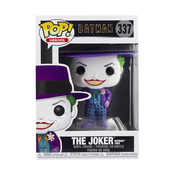 Фигурка Funko POP! Heroes DC Batman 1989 Joker With Hat With Chase 47709