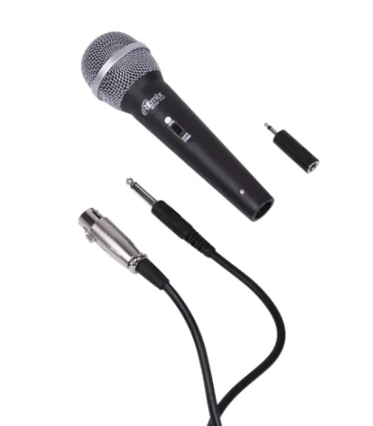 Проводной микрофон Ritmix RDM-150 (черный)