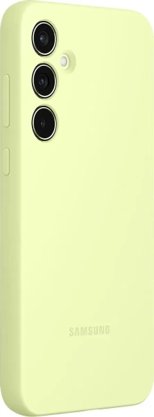 Чехол-накладка Samsung Silicone Case A55 5G (лаймовый)