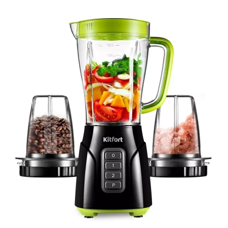 Блендер Kitfort KT-3032-2 (салатовый, 3 в 1)