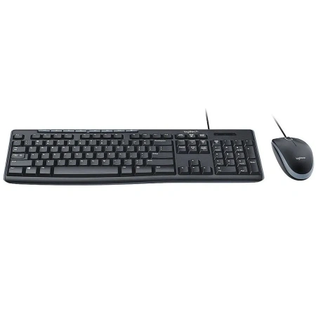 Клавиатура + мышь Logitech MK200 920-002694 (черный)